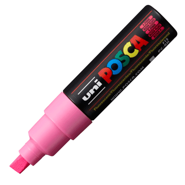 Caneta Posca Uni Ball Extra Board PC-8K Rosa Fluorescente