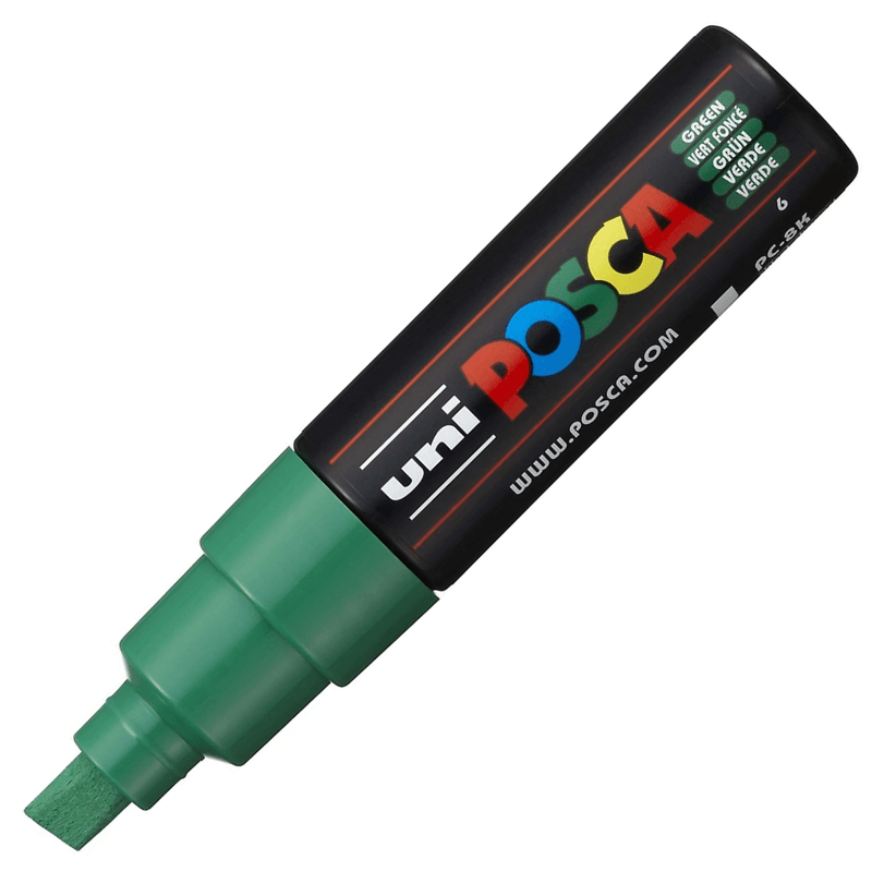 Caneta Posca Uni Ball Extra Board PC-8K Verde