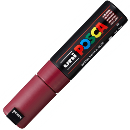 Caneta Posca Uni Ball Extra Board PC-8K Vinho