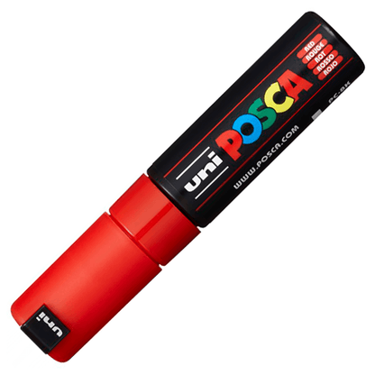 Caneta Posca Uni Ball Extra Board PC-8K Vermelha