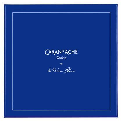 Caneta Tinteiro Caran d'Ache Klein Blue + Tinta 50ml Ed. Limitada