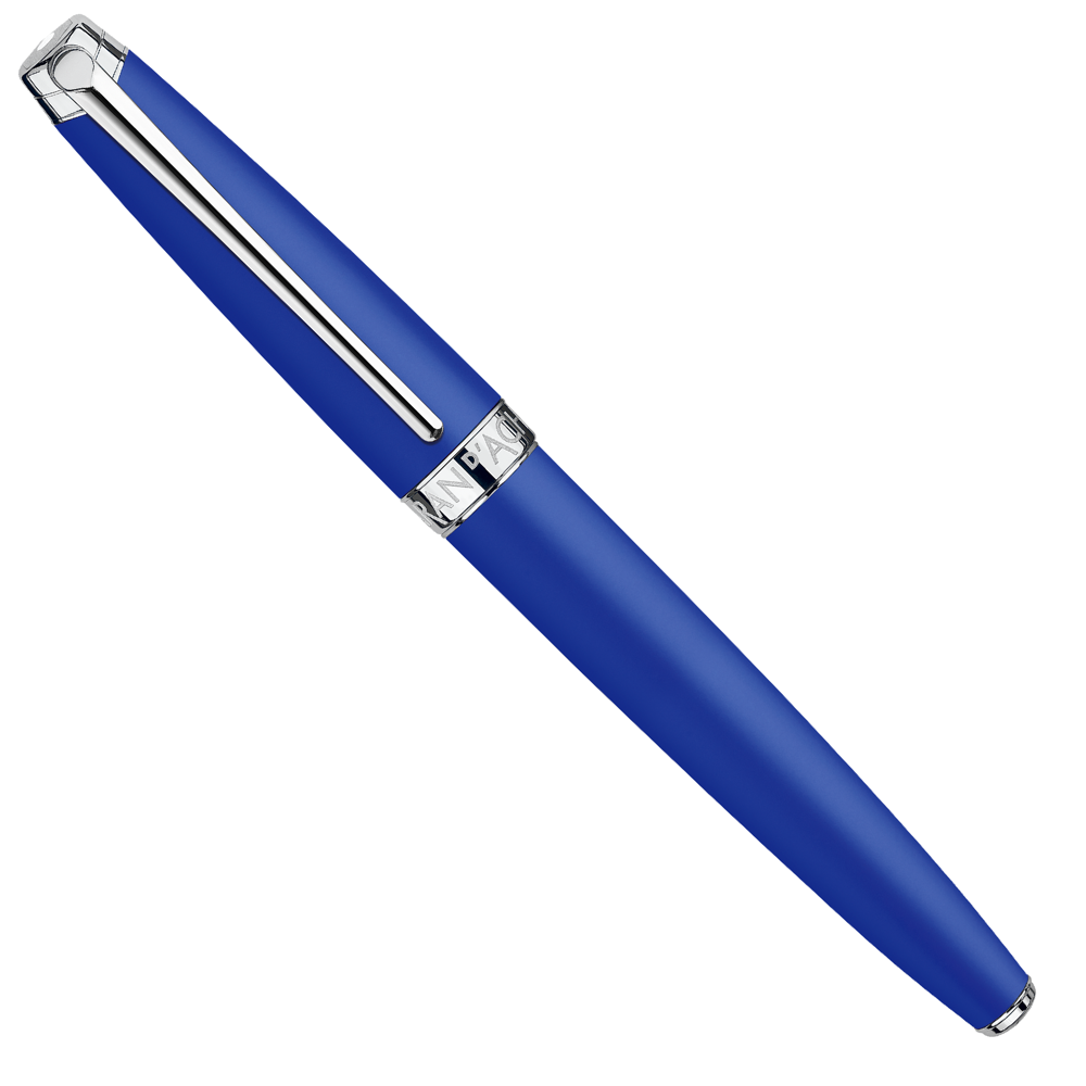 Caneta Tinteiro Caran d'Ache Klein Blue + Tinta 50ml Ed. Limitada