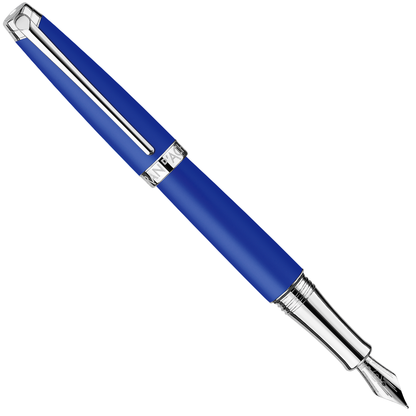 Caneta Tinteiro Caran d'Ache Klein Blue + Tinta 50ml Ed. Limitada