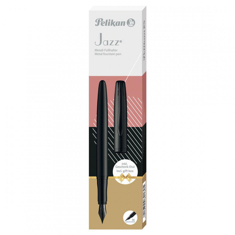 Caneta Tinteiro Jazz Carbon Pelikan Edição Limitada