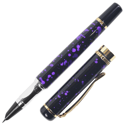 Caneta Tinteiro YIREN 3156 Efeito Mármore Purple