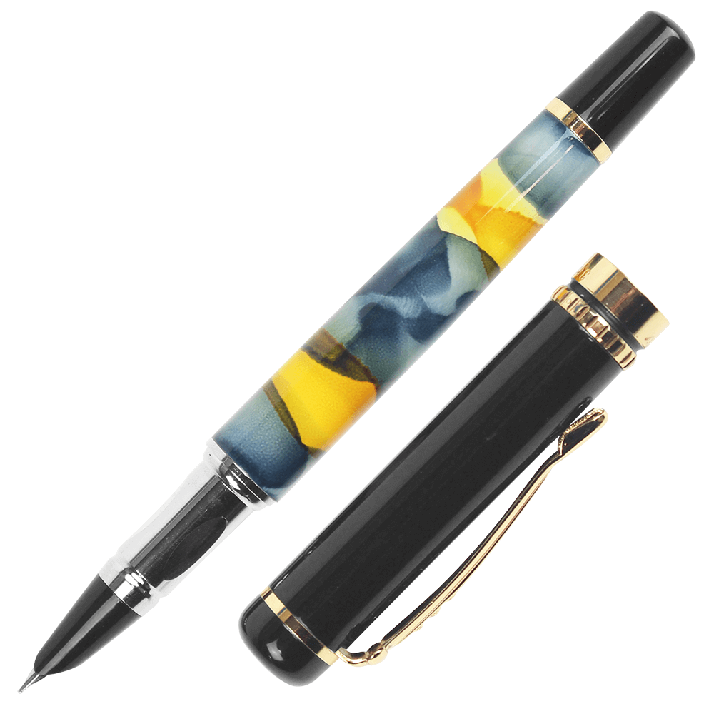 Caneta Tinteiro YIREN 3156 Ice Flower Gold