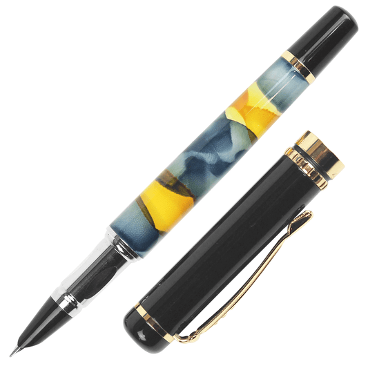 Caneta Tinteiro YIREN 3156 Ice Flower Gold