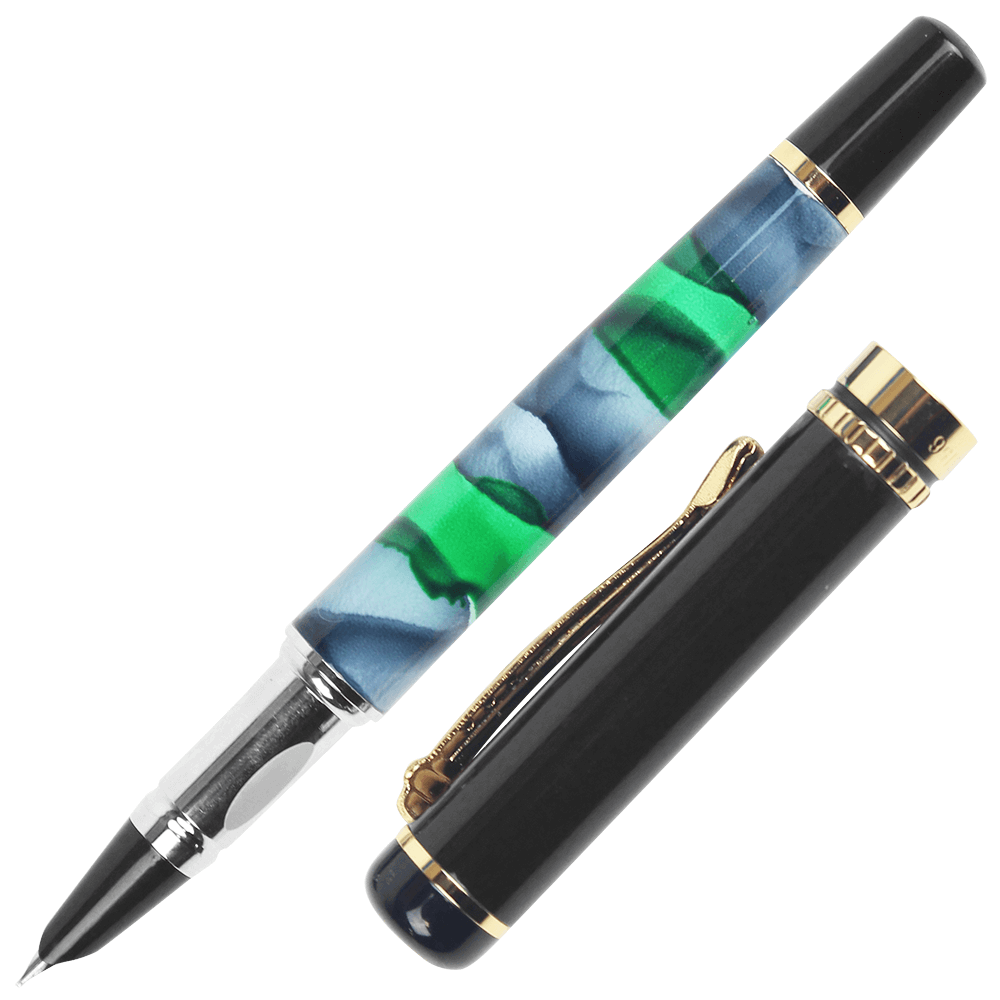 Caneta Tinteiro YIREN 3156 Ice Flower Green