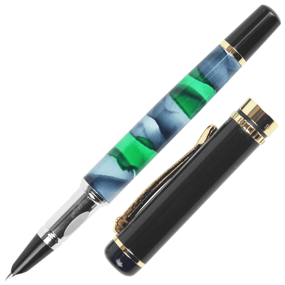 Caneta Tinteiro YIREN 3156 Ice Flower Green