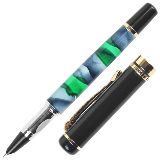 Caneta Tinteiro YIREN 3156 Ice Flower Green