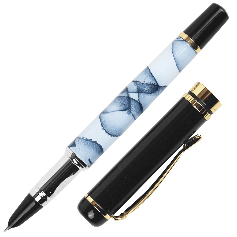 Caneta Tinteiro YIREN 3156 Ice Flower White