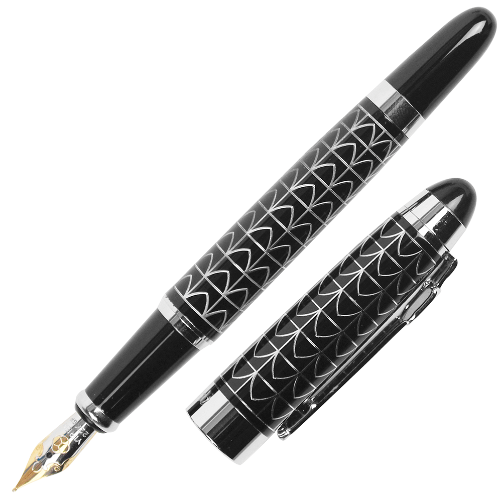 Caneta Tinteiro YIREN 817 Silver King