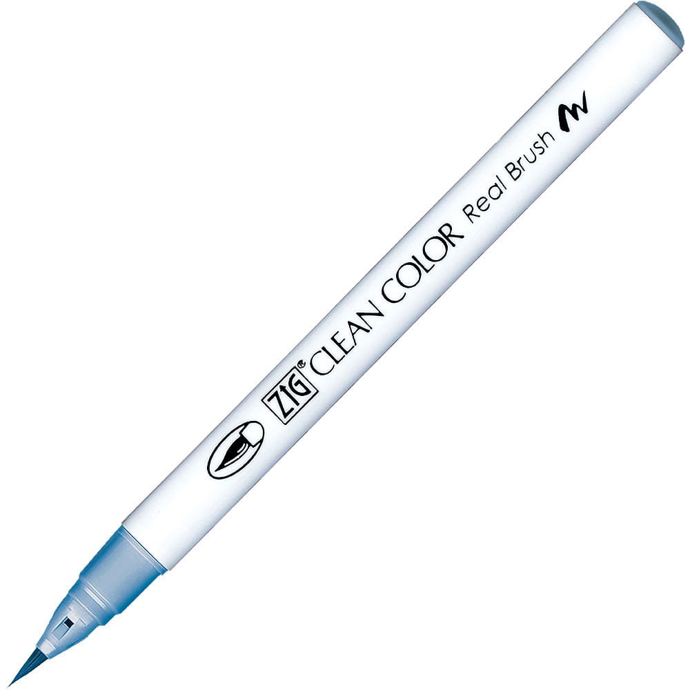 Caneta Pincel Kuretake Zig Clean Color Real Brush Hyacinth Blue 311