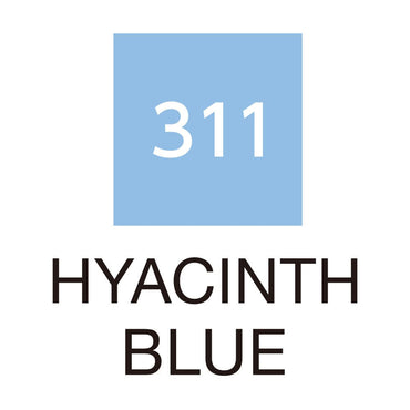 Caneta Pincel Kuretake Zig Clean Color Real Brush Hyacinth Blue 311