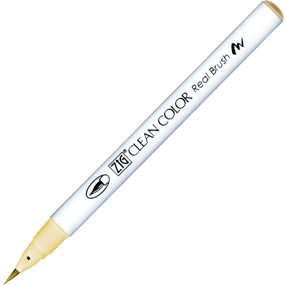 Caneta Pincel Kuretake Zig Clean Color Real Brush Light Orange 706