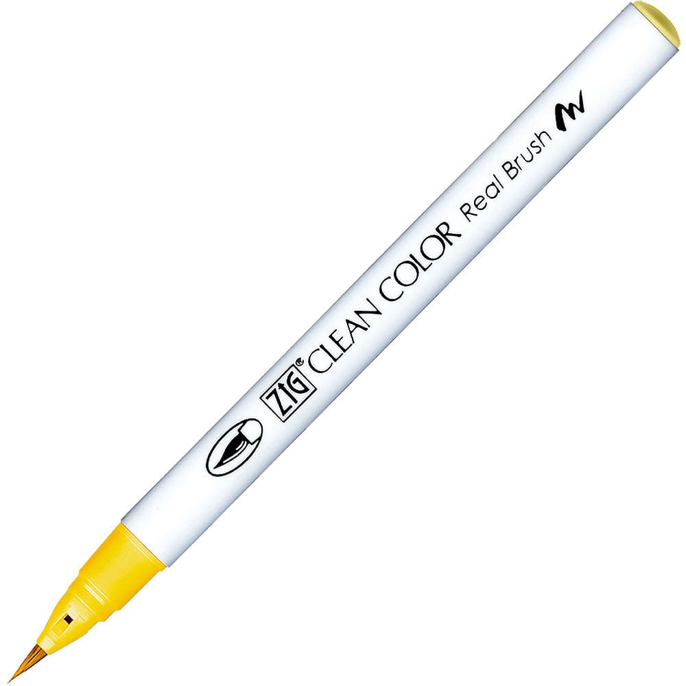 Caneta Pincel Kuretake Zig Clean Color Real Brush Mimosa 502