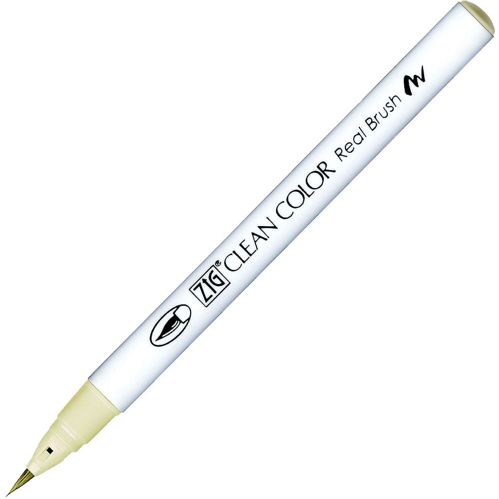 Caneta Pincel Kuretake Zig Clean Color Real Brush Pale Lemon 506