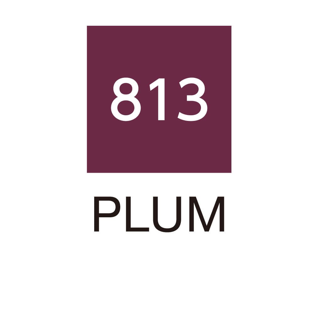 Caneta Pincel Kuretake Zig Clean Color Real Brush Plum 813