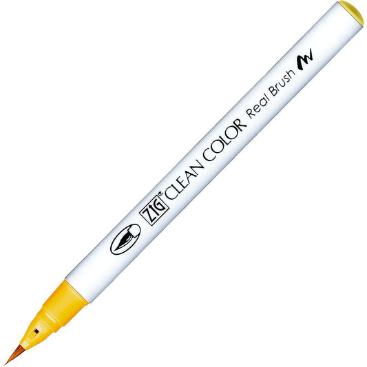 Caneta Pincel Kuretake Zig Clean Color Real Brush Summer Sun 503