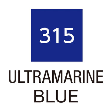 Caneta Pincel Kuretake Zig Clean Color Real Brush Ultramarine Blue 315