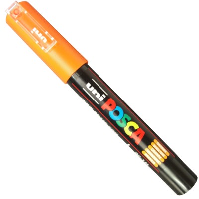 Caneta Posca Uni Ball PC-1MC Laranja