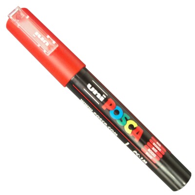 Caneta Posca Uni Ball PC-1MC Vermelho