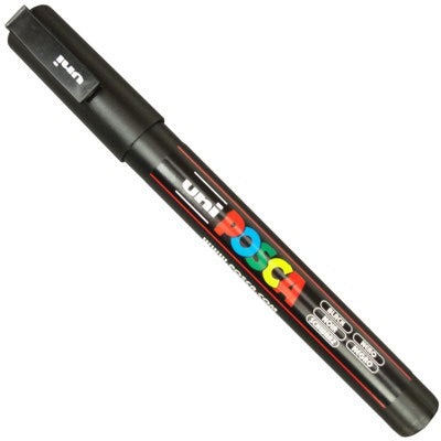 Caneta Posca Uni Ball PC-3M Preto