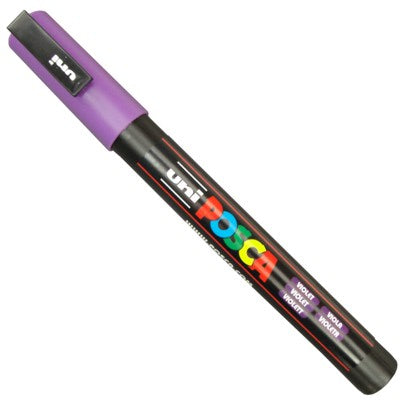 Caneta Posca Uni Ball PC-3M Violeta