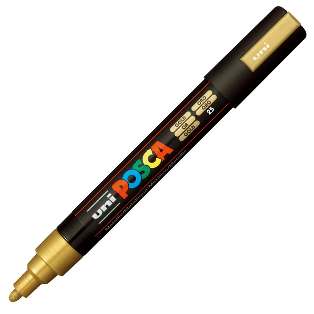 Caneta Posca Uni Ball PC-5M Ouro