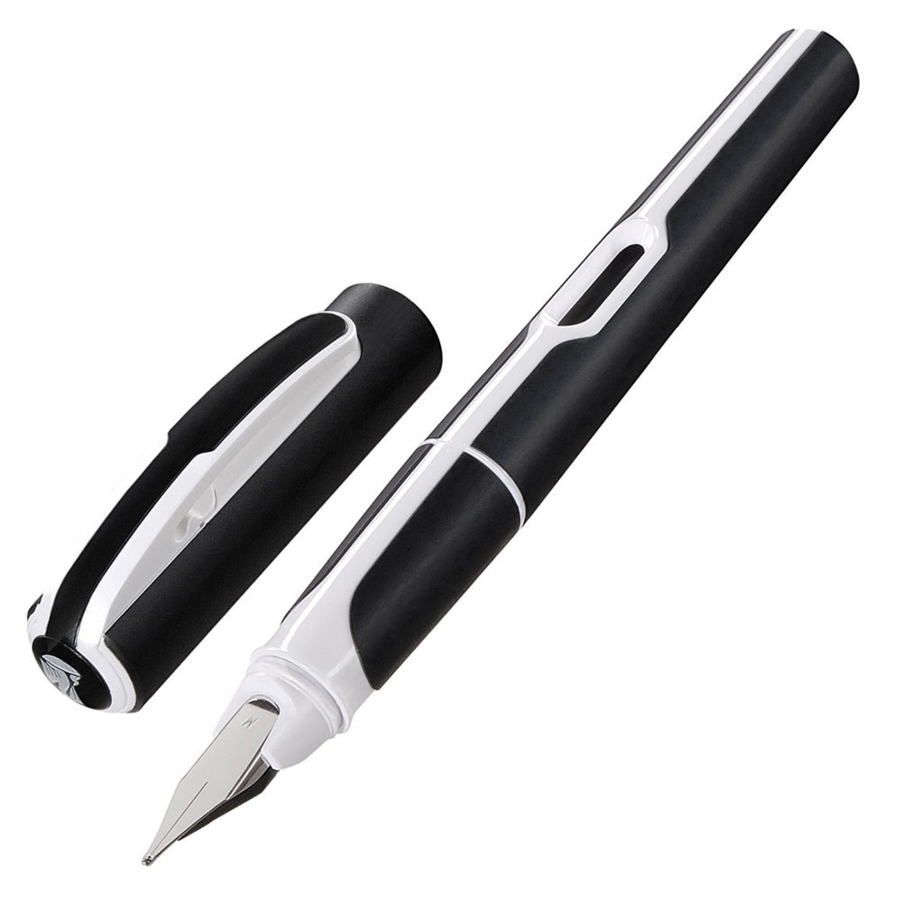 Caneta Tinteiro Pelikan Style Preto e Branco