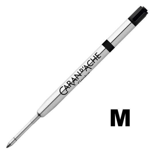 Carga Para Caneta RollerBall Caran d'Ache M Preta