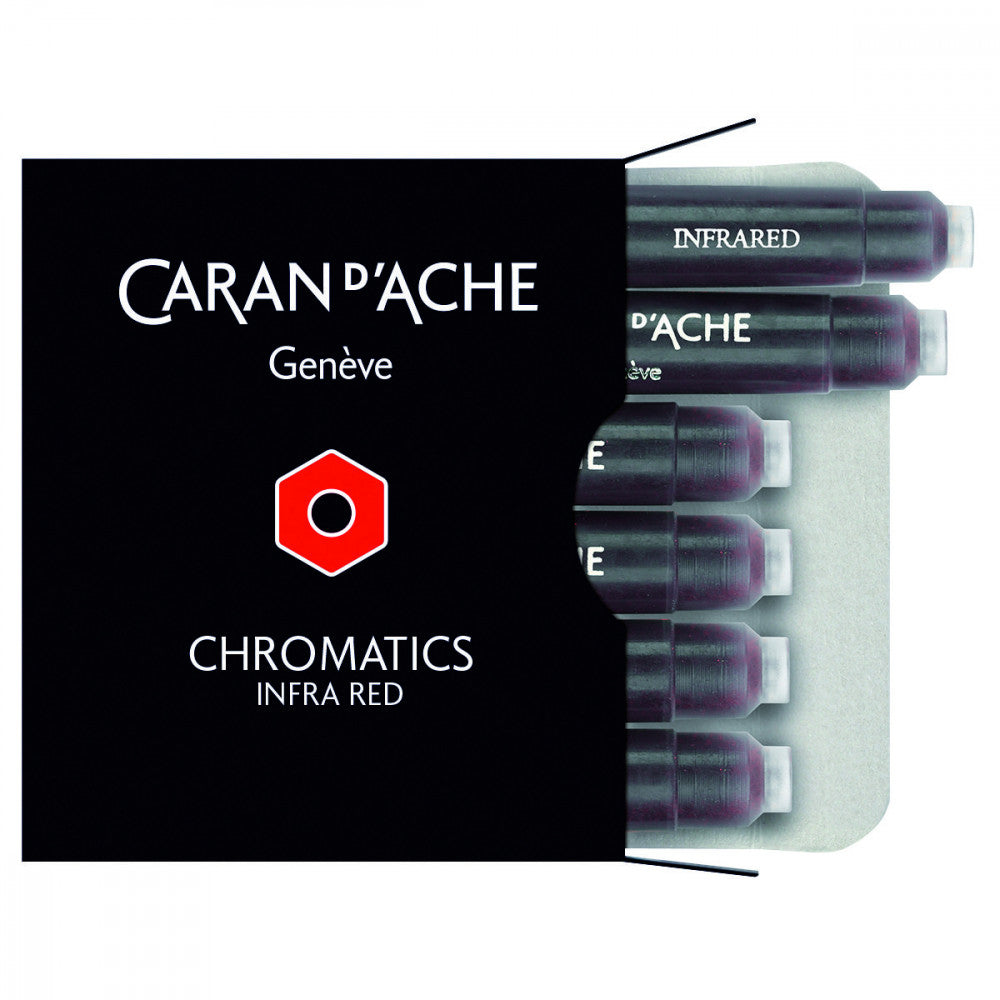 Cartucho Para Caneta Tinteiro Chromatics Caran d'Ache Infra Red 6 Unidades