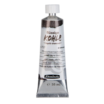 Carvão Líquido Kohle Schmincke 35ml Peach Stone Black