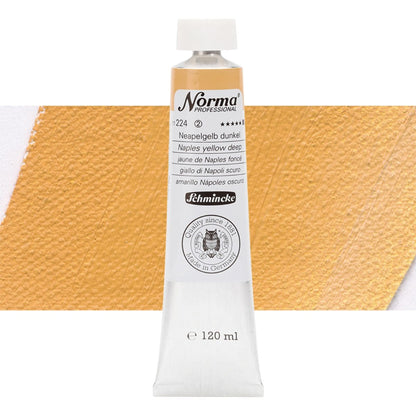 Tinta Óleo Schmincke Norma 120ml S2 224 Naples Yellow Deep