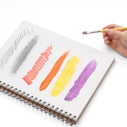Bloco de Papel Mixed Media Himi 180g/m² 22,9x30,5cm 40 Folhas