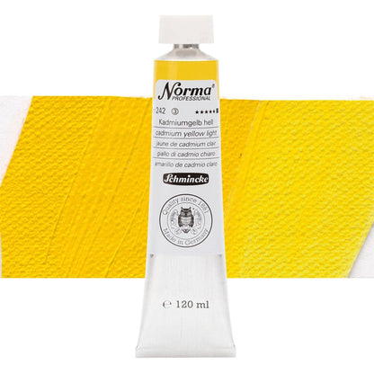 Tinta Óleo Schmincke Norma 120ml S3 242 Cadm Yellow Light