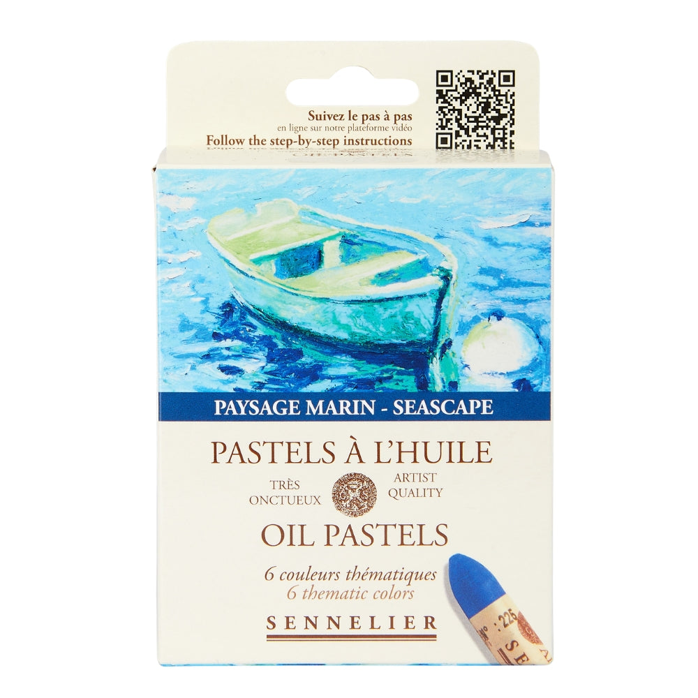 Pastel Oleoso Sennelier 06 Cores Paysage Marin