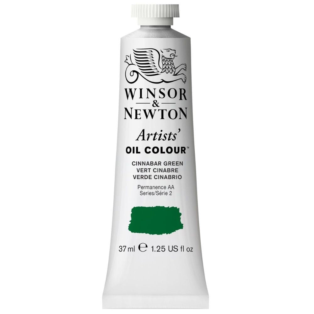 Tinta Óleo Artist 37ml Winsor & Newton S2 420 Cinnabar Green