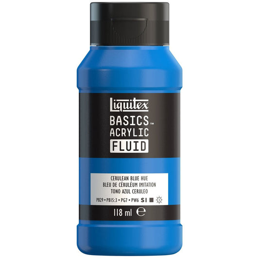 Tinta Acrílica Liquitex Basics Fluída 118ml Cerulean Blue Hue