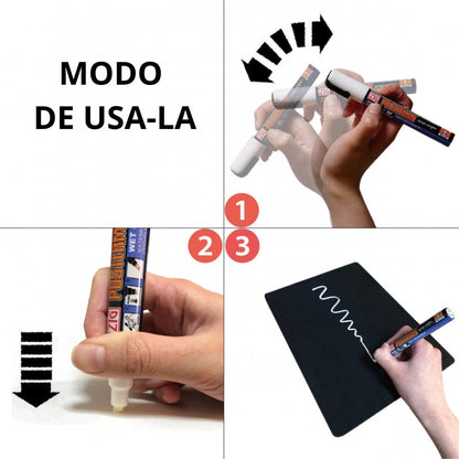 Marcador Zig Posterman PMA-50 Estojo C/4 Cores Básicas
