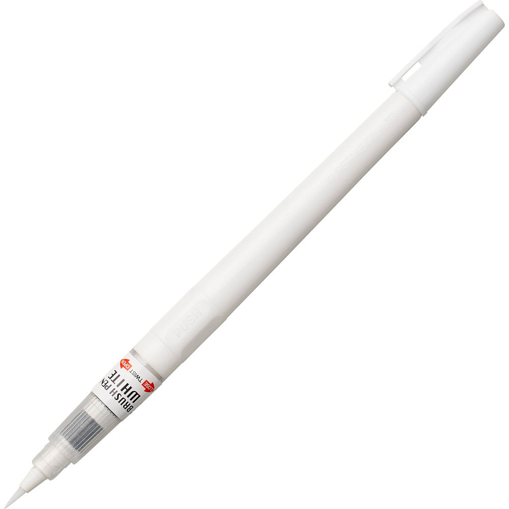 Caneta Pincel Kuretake White
