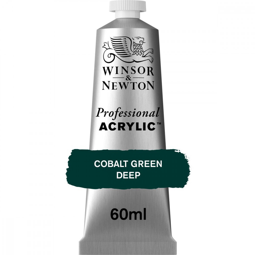 Tinta Acrílica Professional Winsor & Newton 60ml S3 185 Cobalt Green Deep