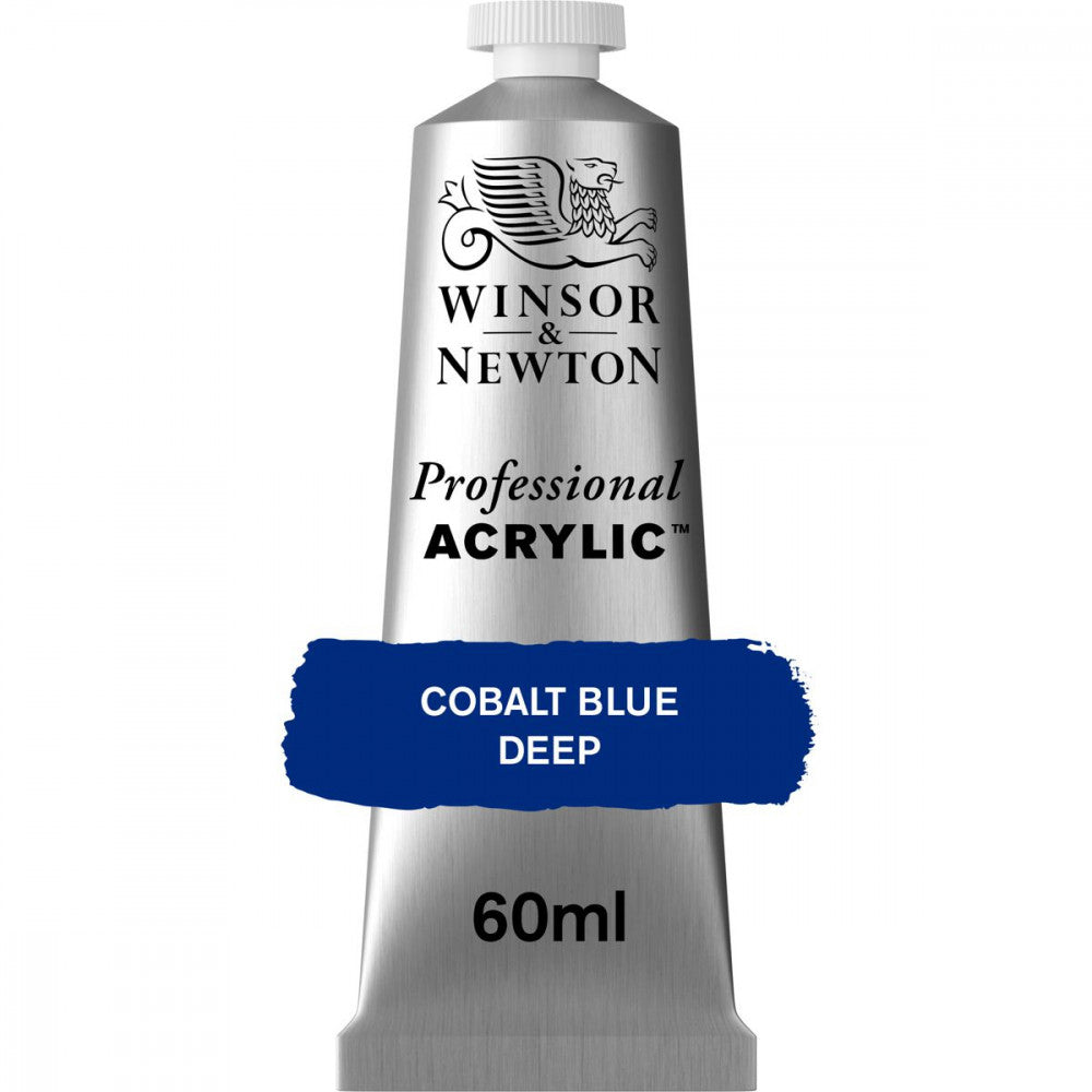 Tinta Acrílica Professional Winsor & Newton 60ml S5 180 Cobalt Blue Deep