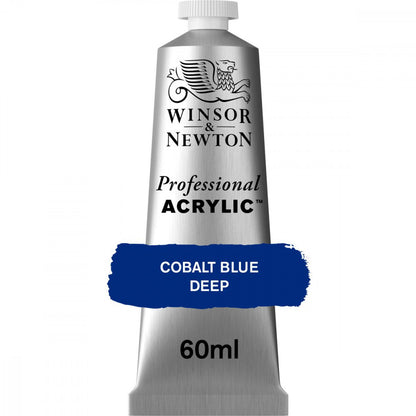Tinta Acrílica Professional Winsor & Newton 60ml S5 180 Cobalt Blue Deep