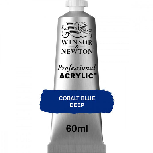 Tinta Acrílica Professional Winsor & Newton 60ml S5 180 Cobalt Blue Deep