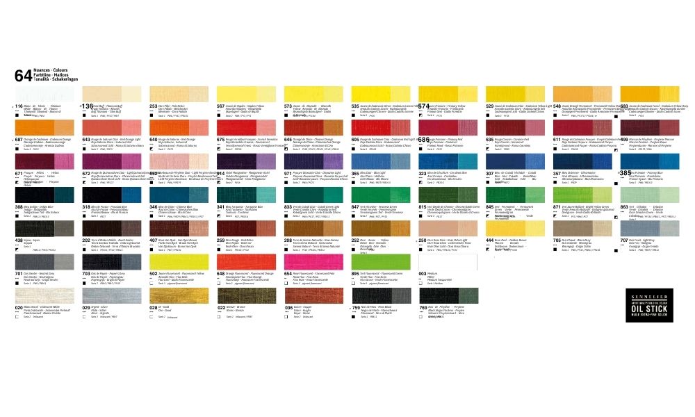 Bastão de Tinta Óleo Sennelier Extra Fine 96ml S3