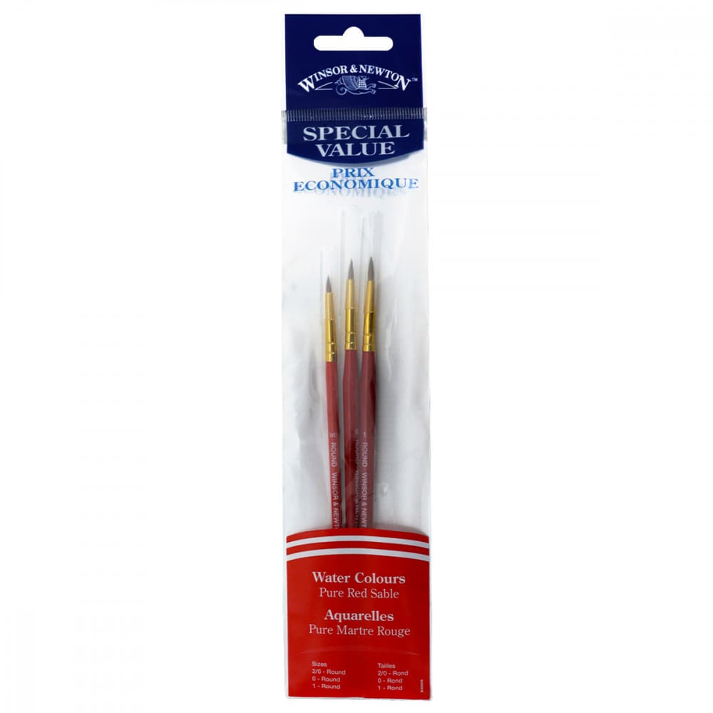 Kit Pincéis Winsor & Newton Water Colours 3 Unidades