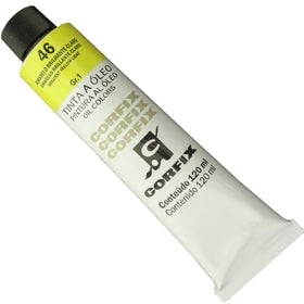 Tinta a Óleo Corfix 120ml 046 Amarelo Brilhante Claro
