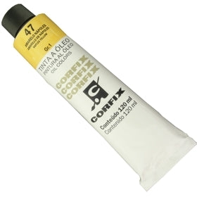 Tinta a Óleo Corfix 120ml 047 Amarelo Nápoles