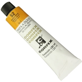 Tinta a Óleo Corfix 120ml 052 Amarelo Indiano